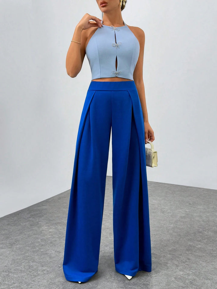 Pantaloni SHEIN, albastru