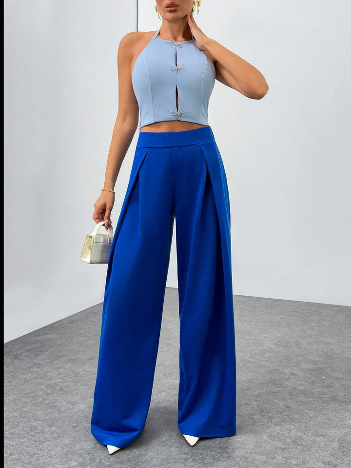 Pantaloni SHEIN, albastru
