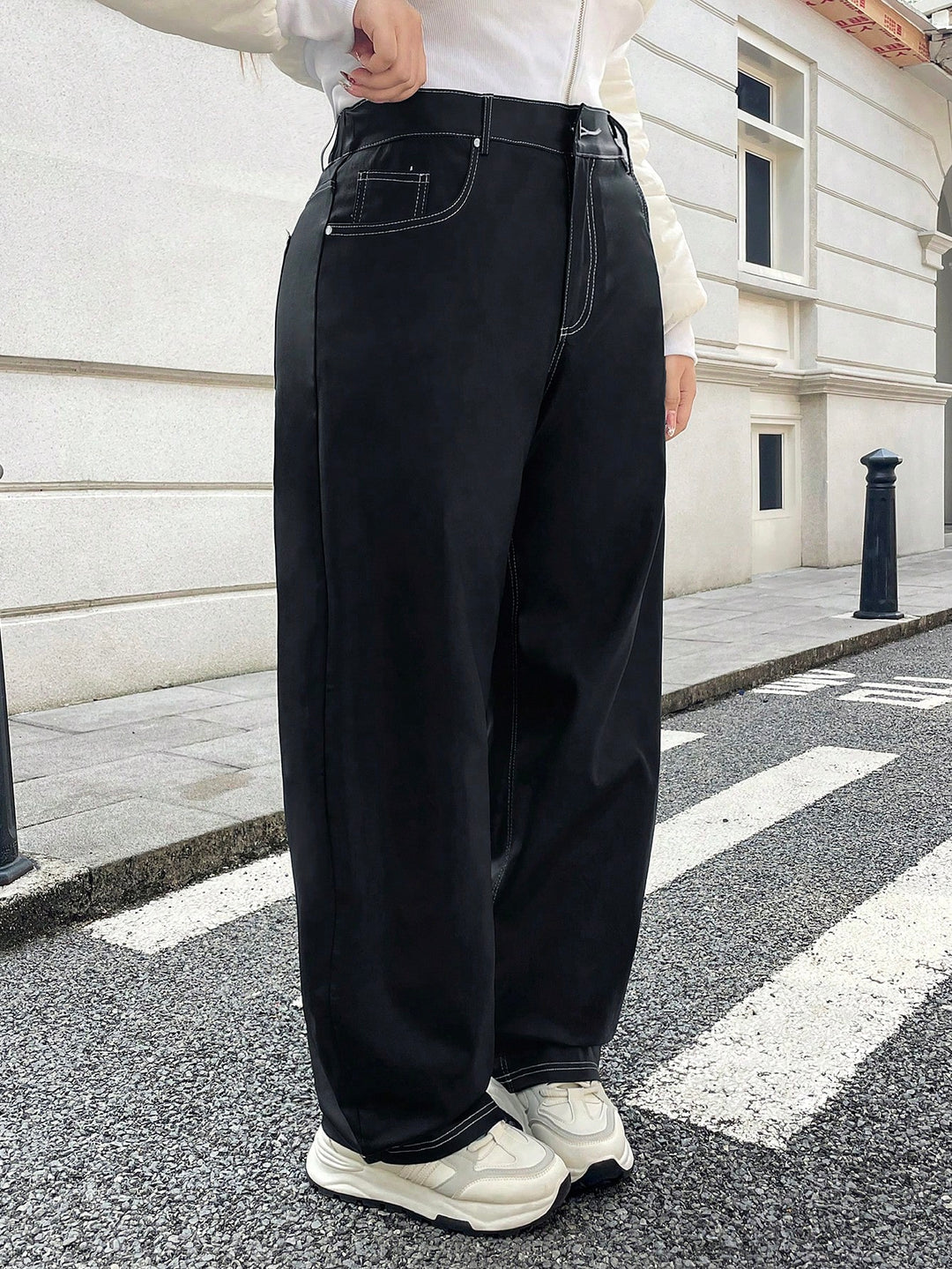 Pantaloni SHEIN, negru