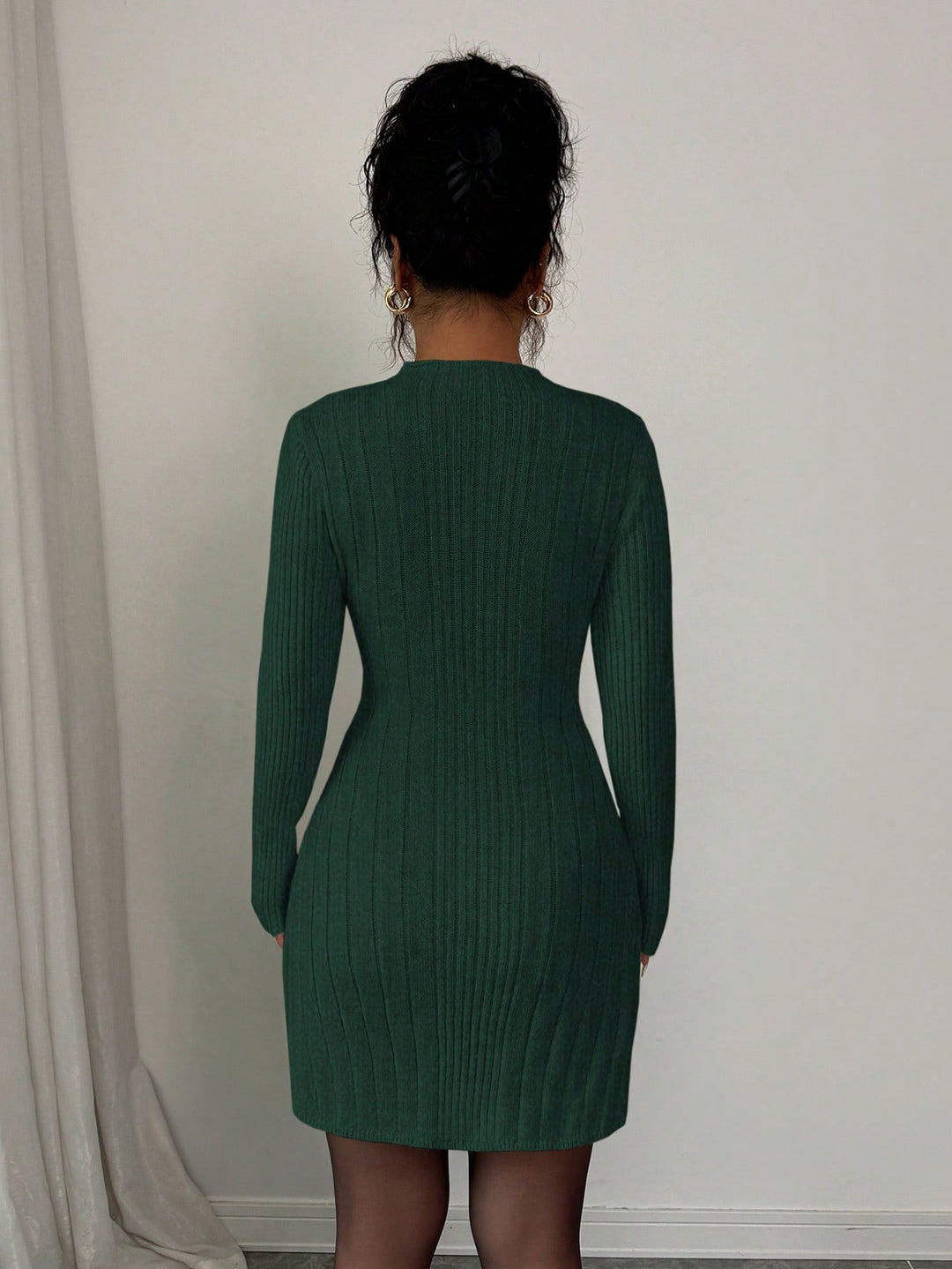 Rochie mini SHEIN, verde