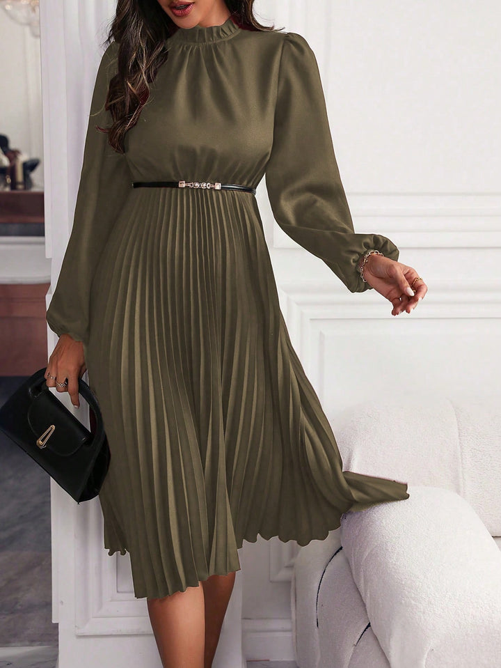 Rochie midi SHEIN, kaki