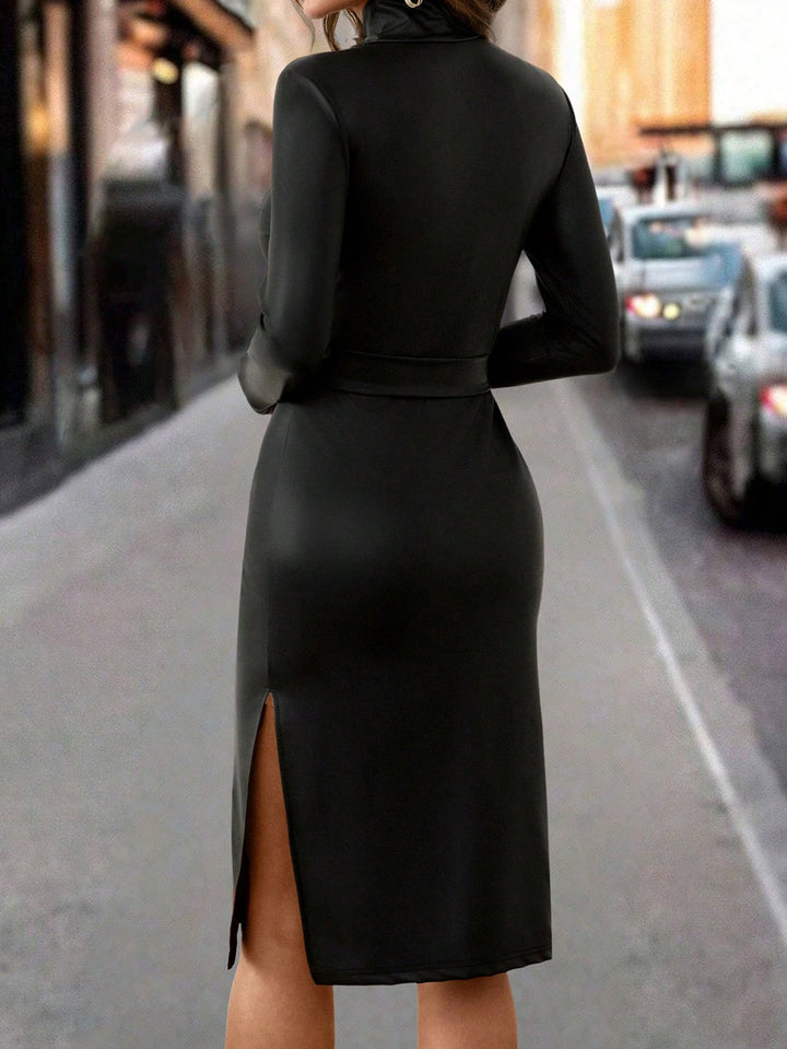 Rochie midi SHEIN, negru