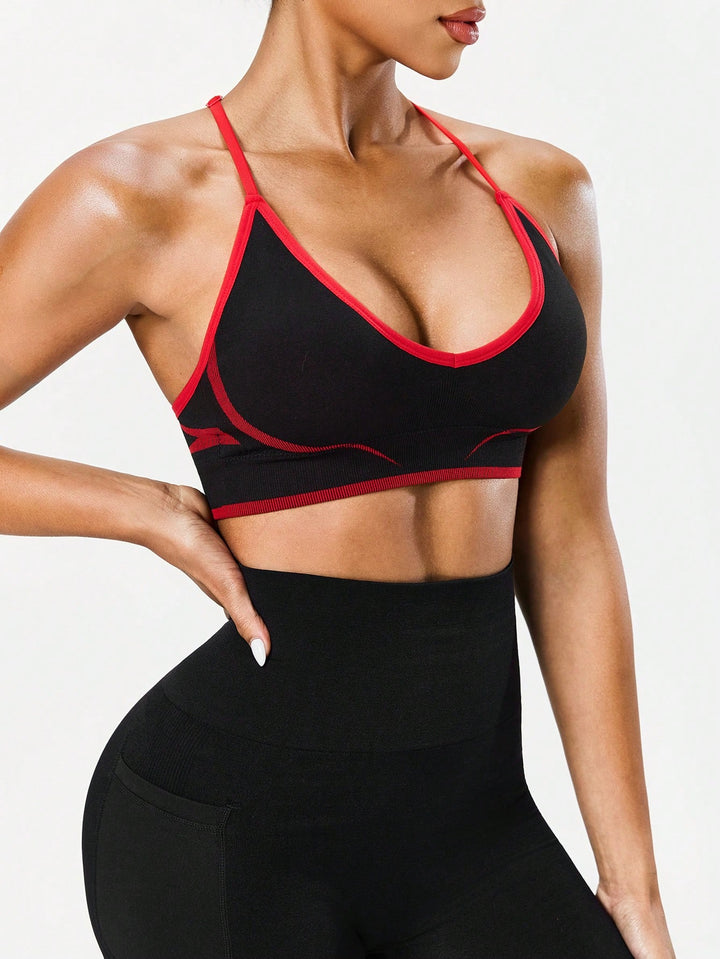 Bustieră sport SHEIN, negru