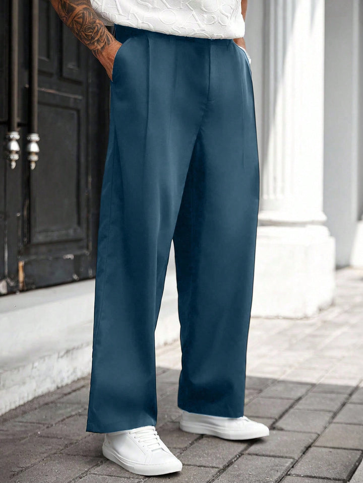 Pantaloni SHEIN, albastru
