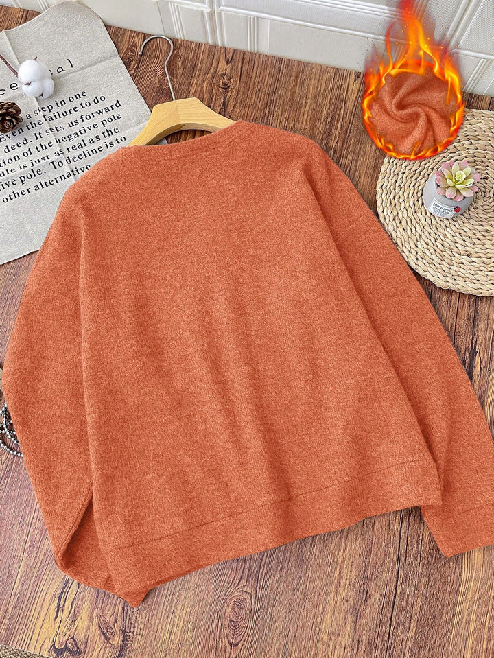 Tricou SHEIN, portocaliu