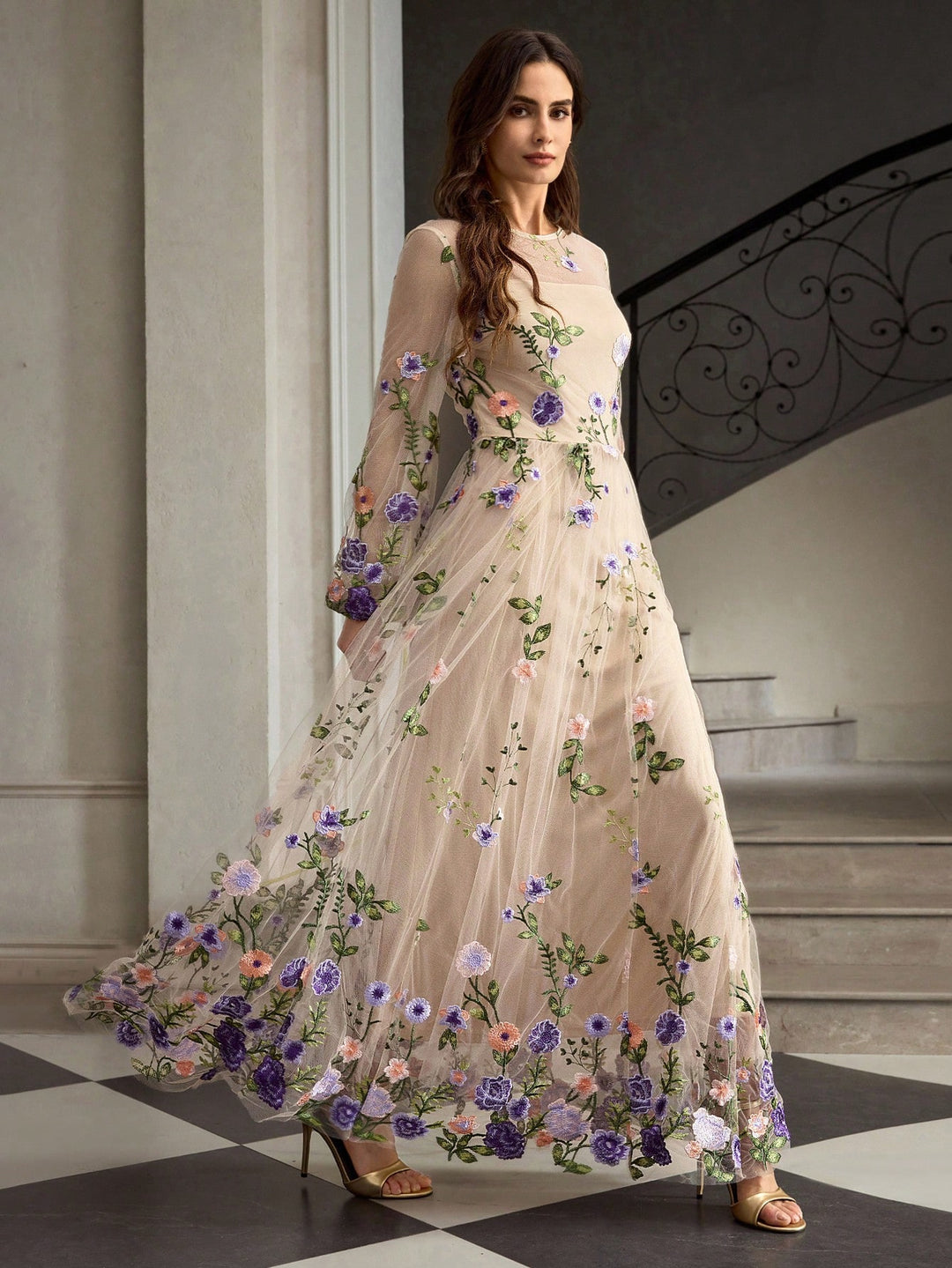 Rochie maxi SHEIN, mov