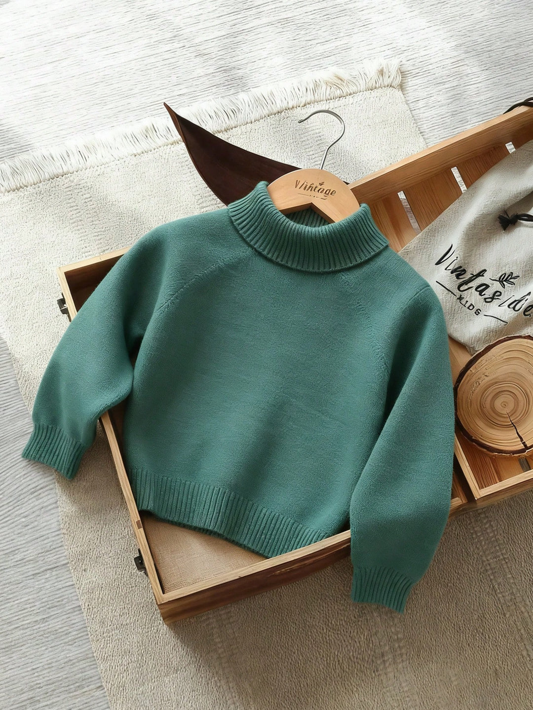 Pulover SHEIN, verde