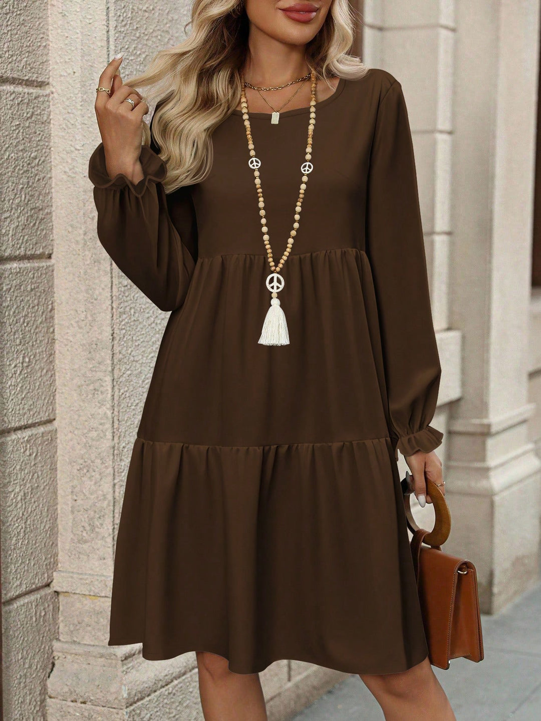 Rochie SHEIN, maro