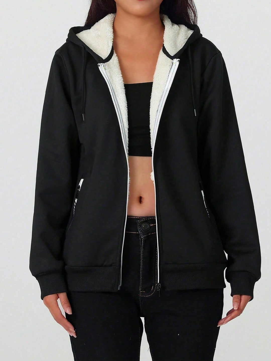 Hanorac SHEIN, negru