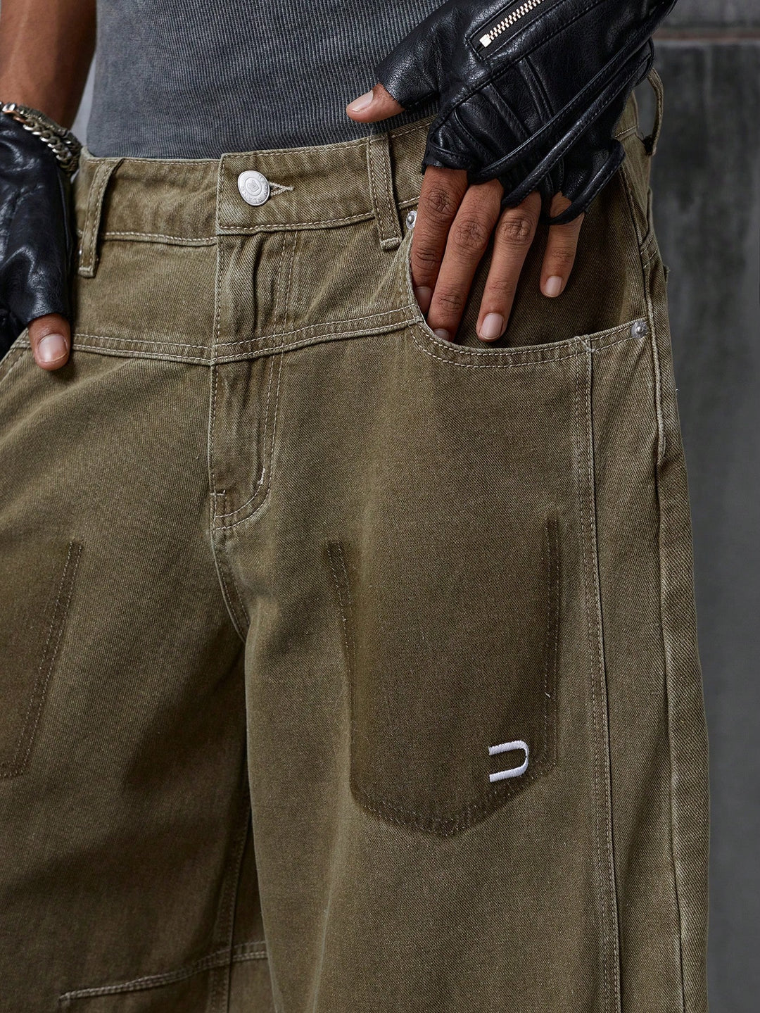 Jeans SHEIN, gri