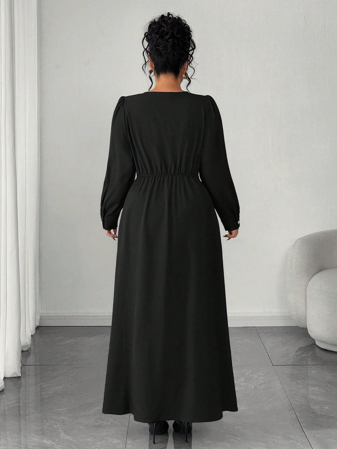 Rochie maxi SHEIN, negru