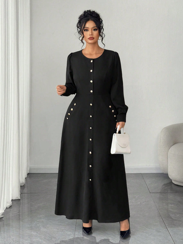 Rochie maxi SHEIN, negru