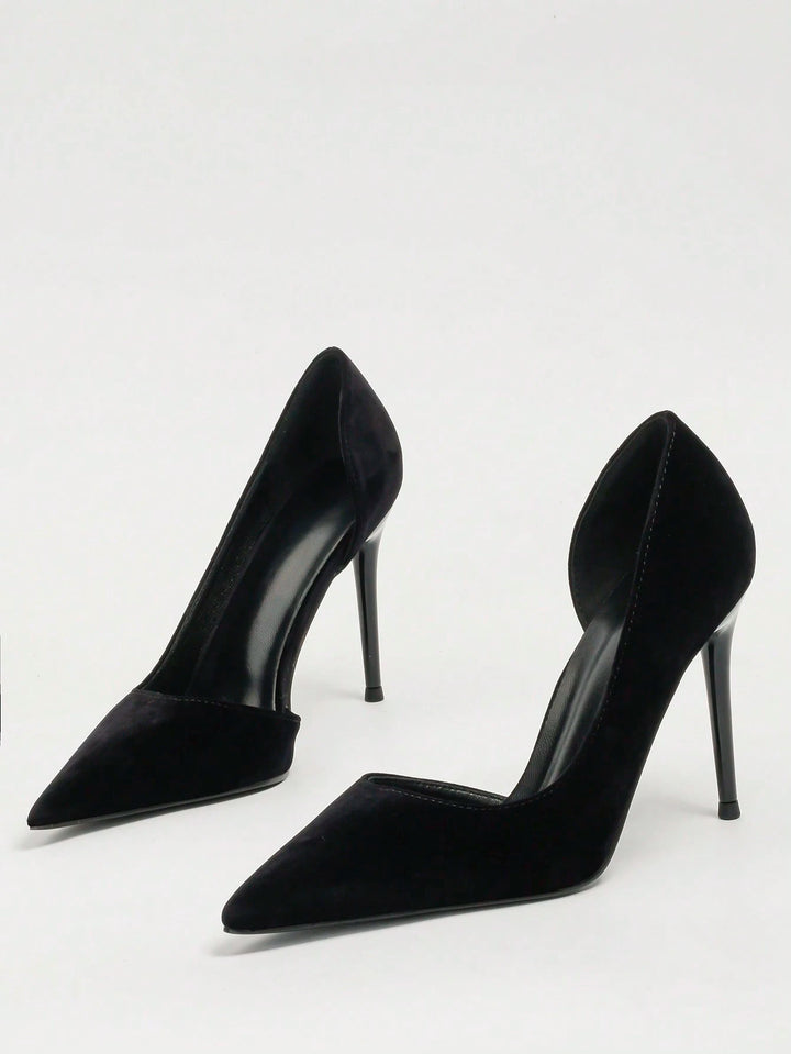 Pantofi cu toc SHEIN, negru