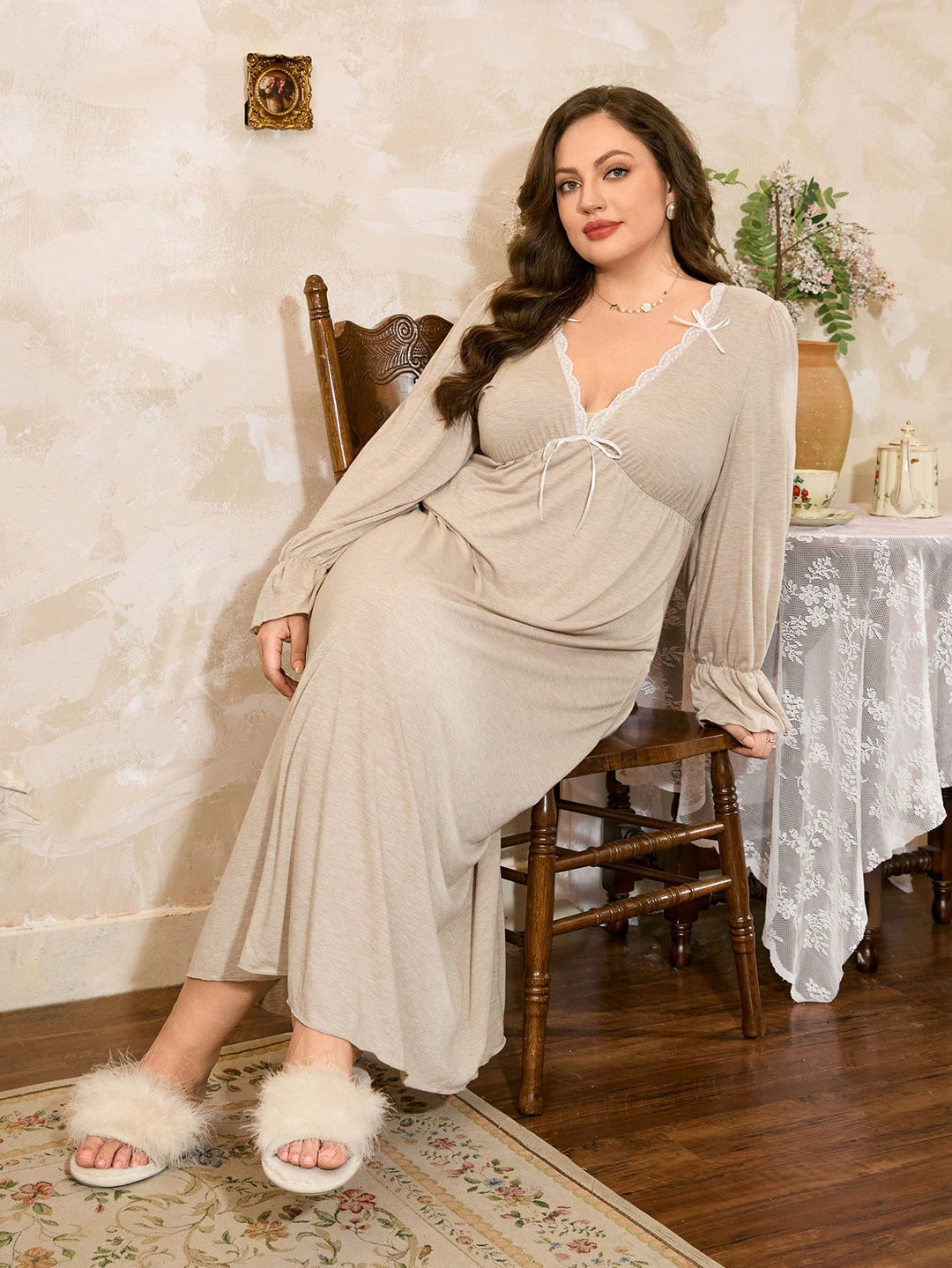 Rochie SHEIN, kaki