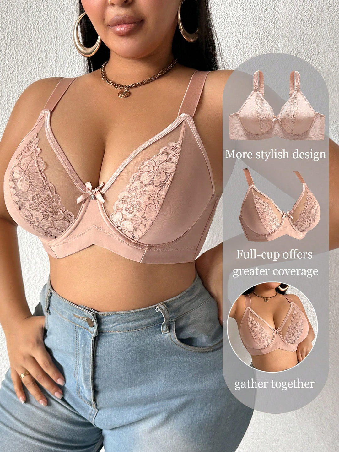 Sutien SHEIN, roz