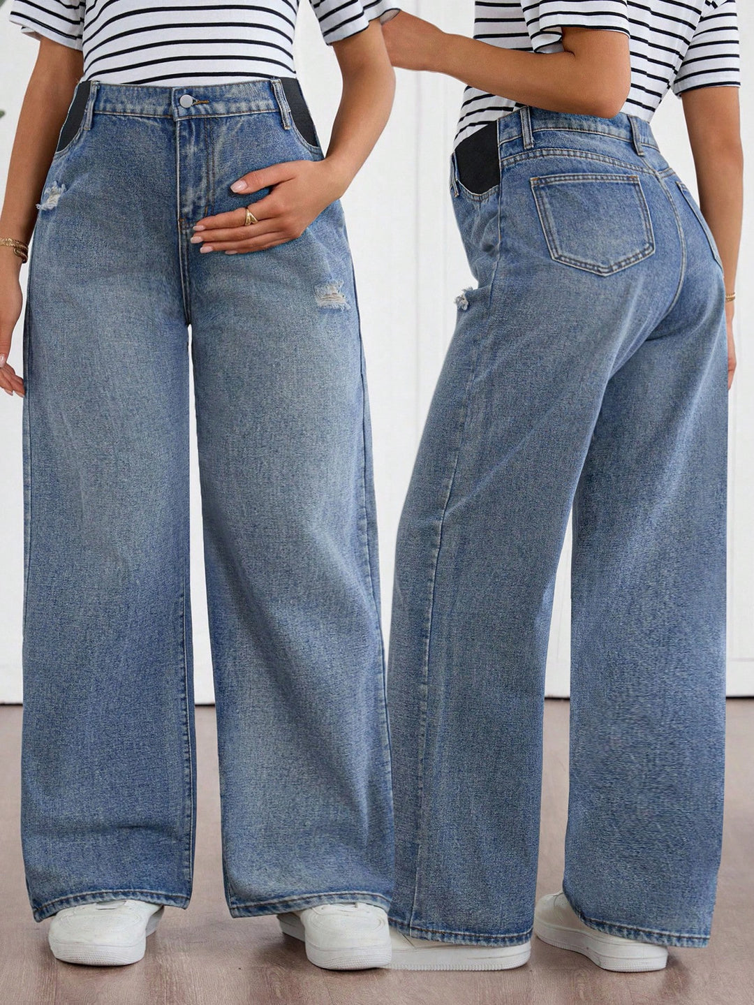 Jeans SHEIN, albastru