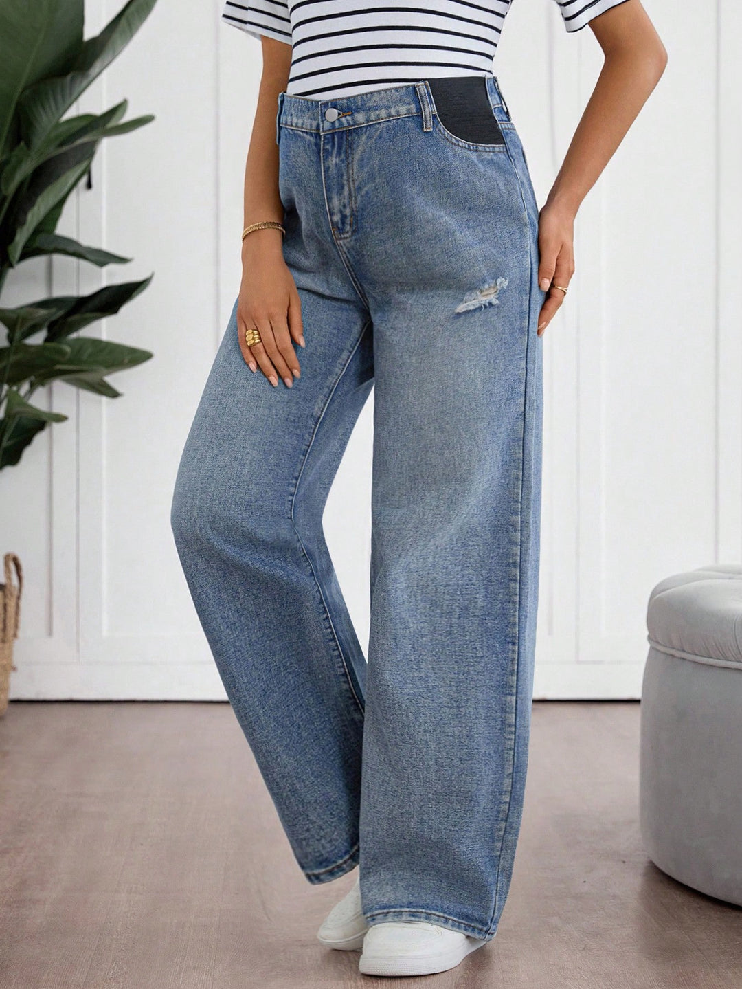 Jeans SHEIN, albastru