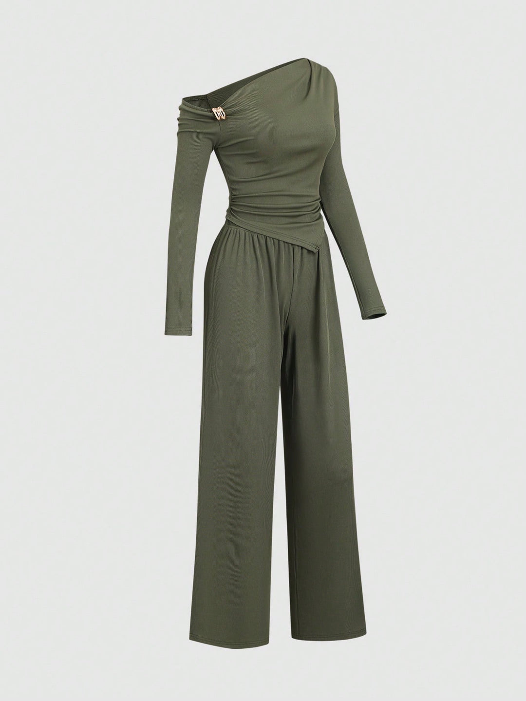 SHEIN nadrágkosztüm, khaki