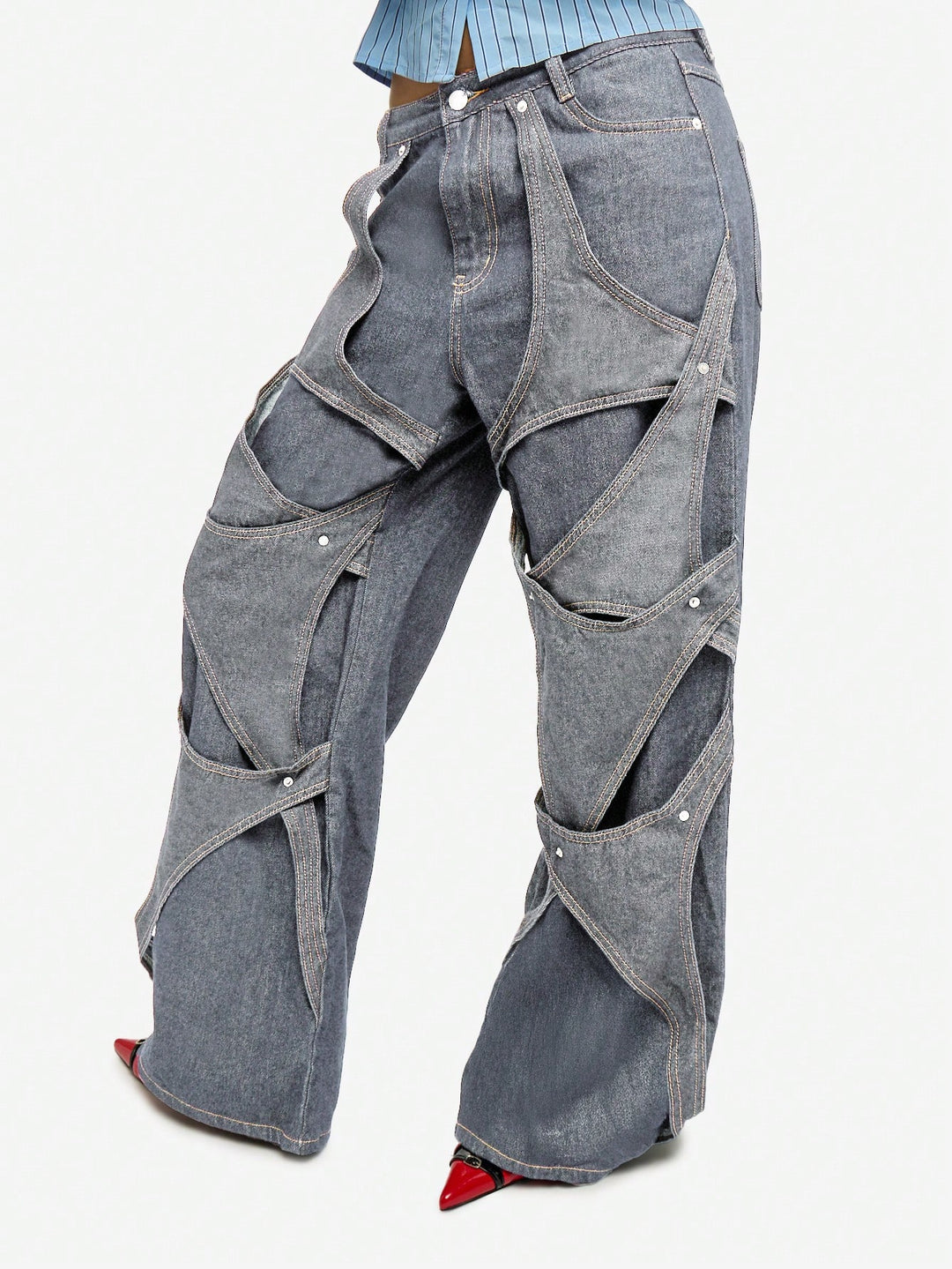 Jeans SHEIN, albastru