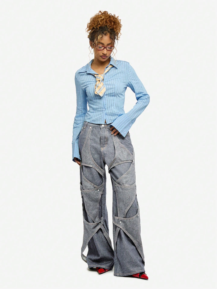 Jeans SHEIN, albastru