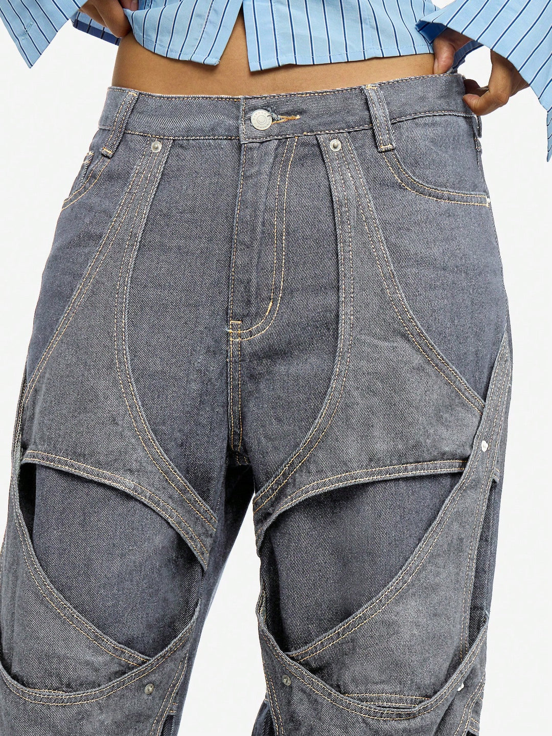 Jeans SHEIN, albastru