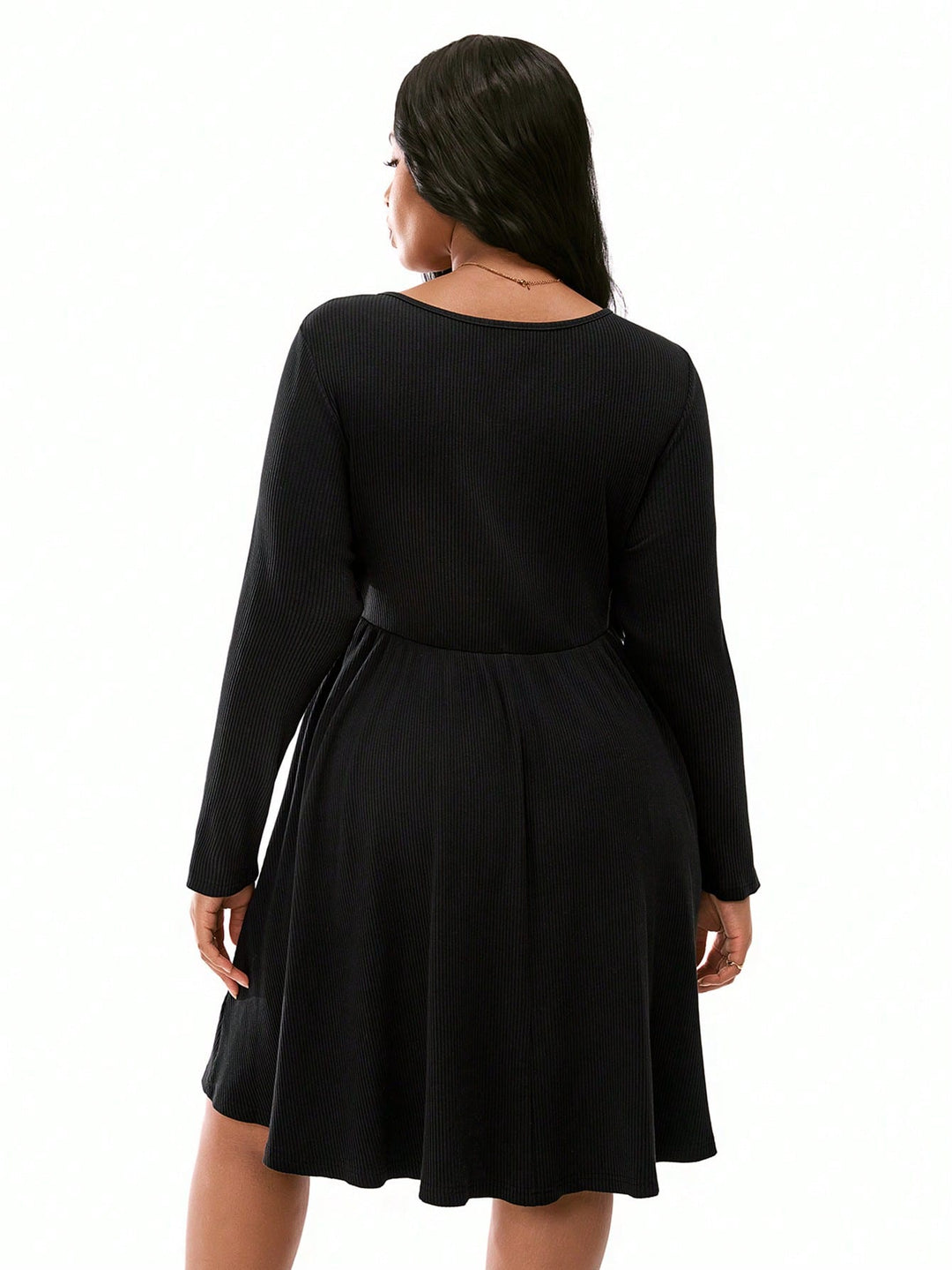 Rochie mini Shein Curve+, negru