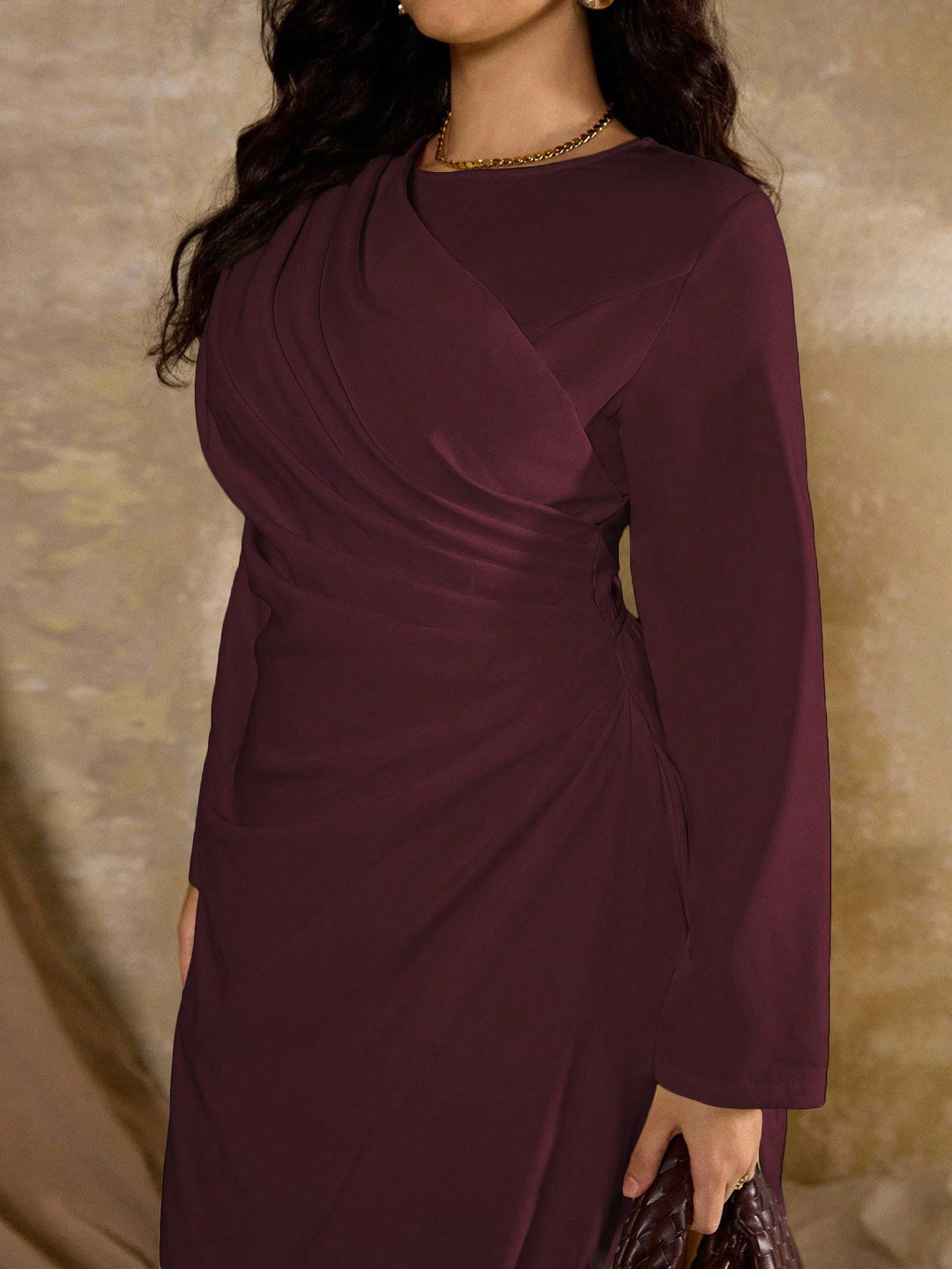 Rochie SHEIN, vișiniu