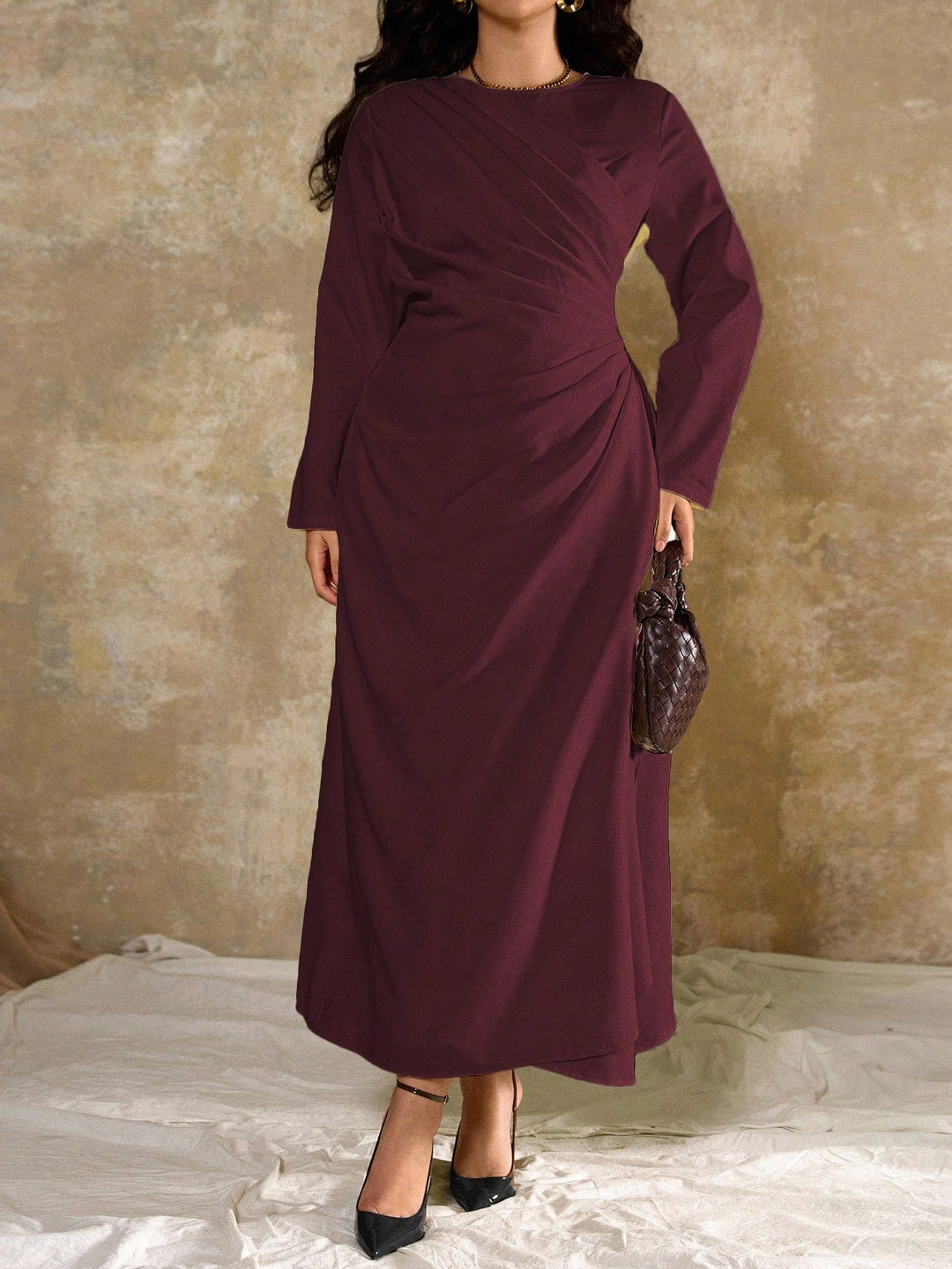 Rochie SHEIN, vișiniu