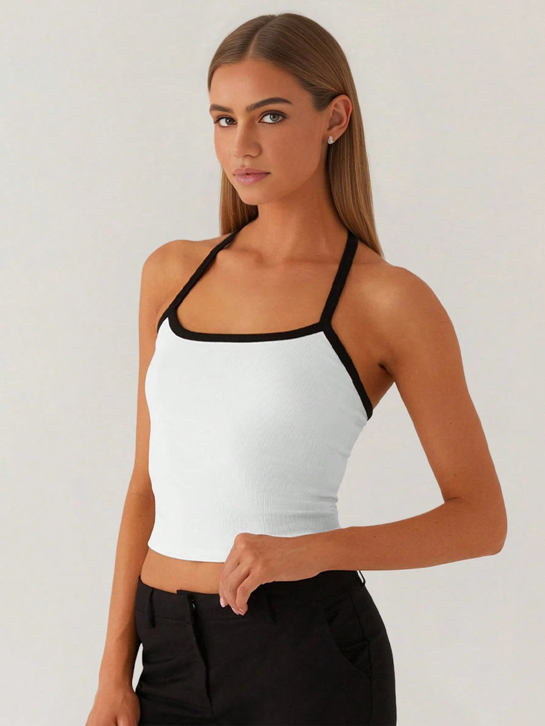 Top SHEIN, alb