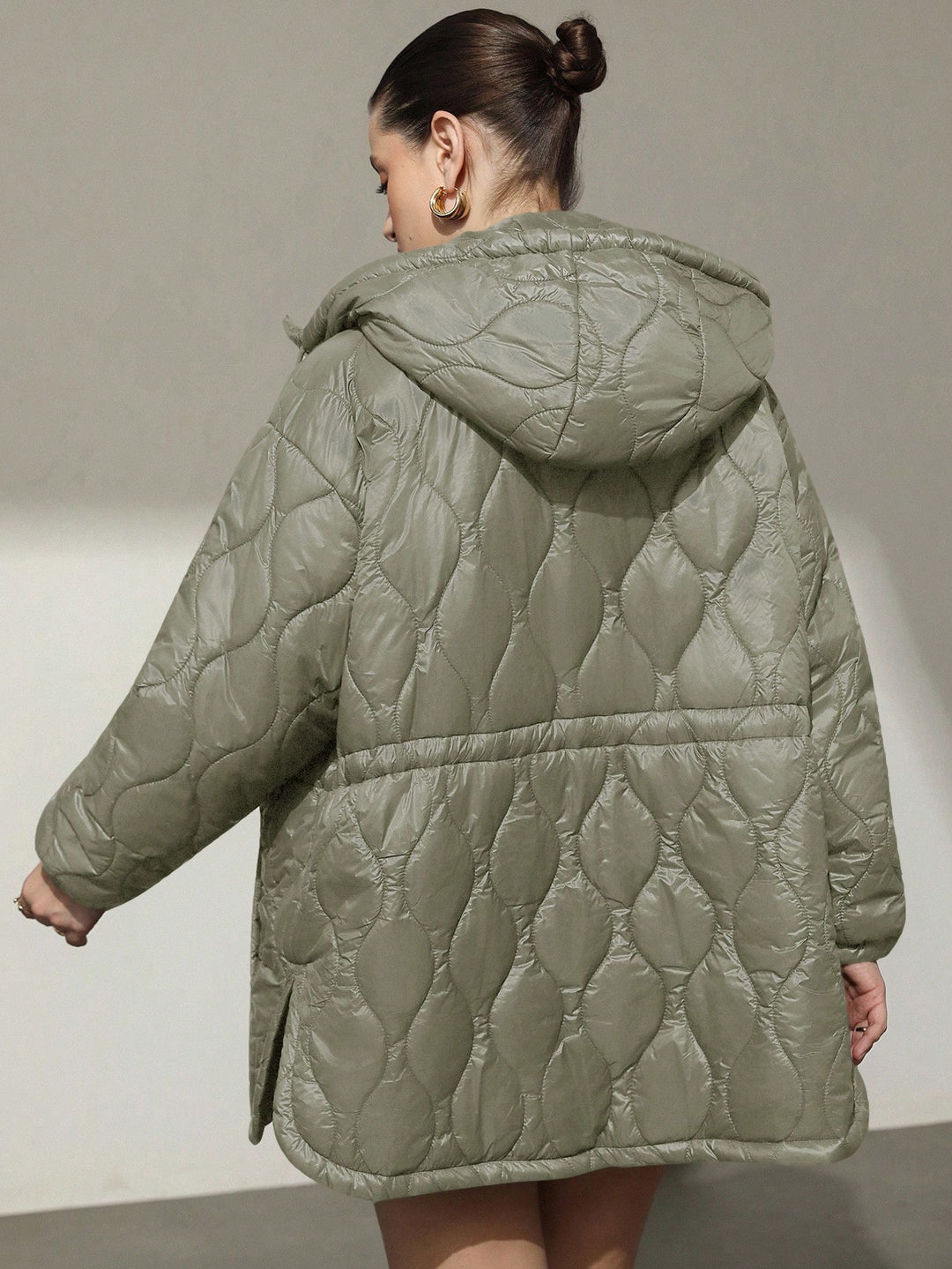 Palton SHEIN, verde