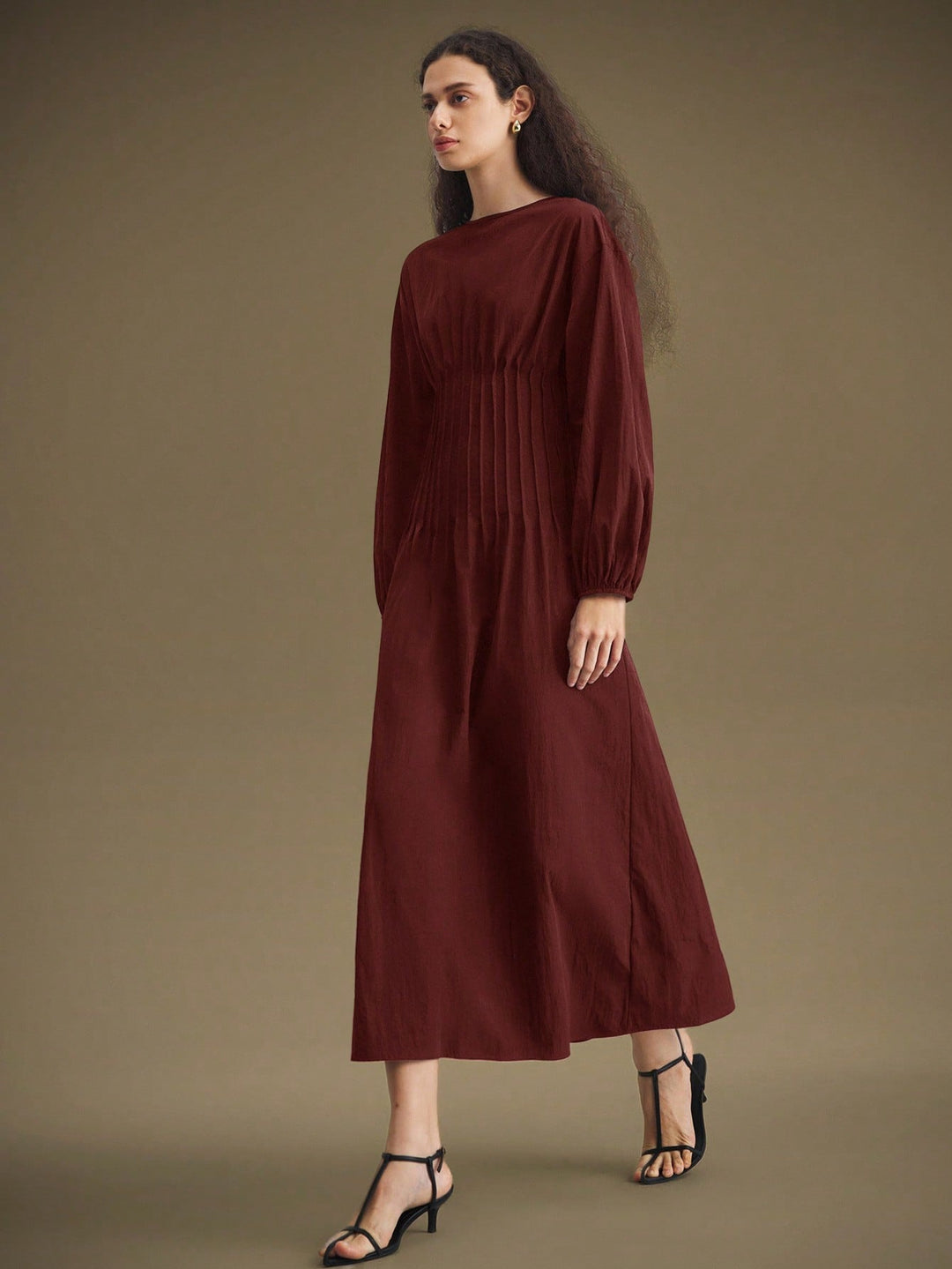 Rochie maxi SHEIN, vișiniu