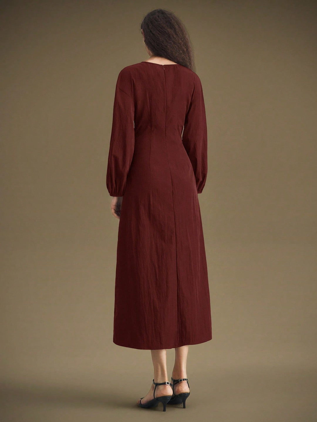 Rochie maxi SHEIN, vișiniu