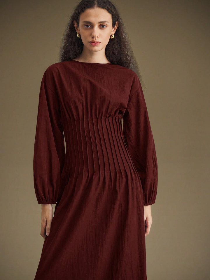 Rochie maxi SHEIN, vișiniu