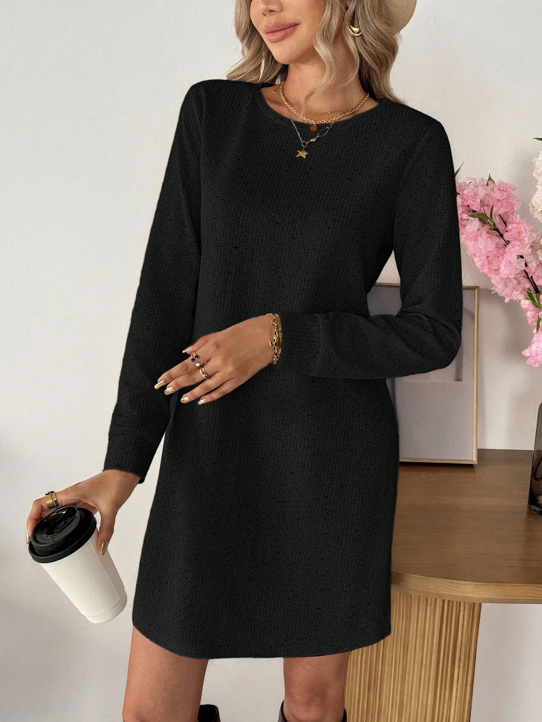 Rochie scurtă SHEIN, negru