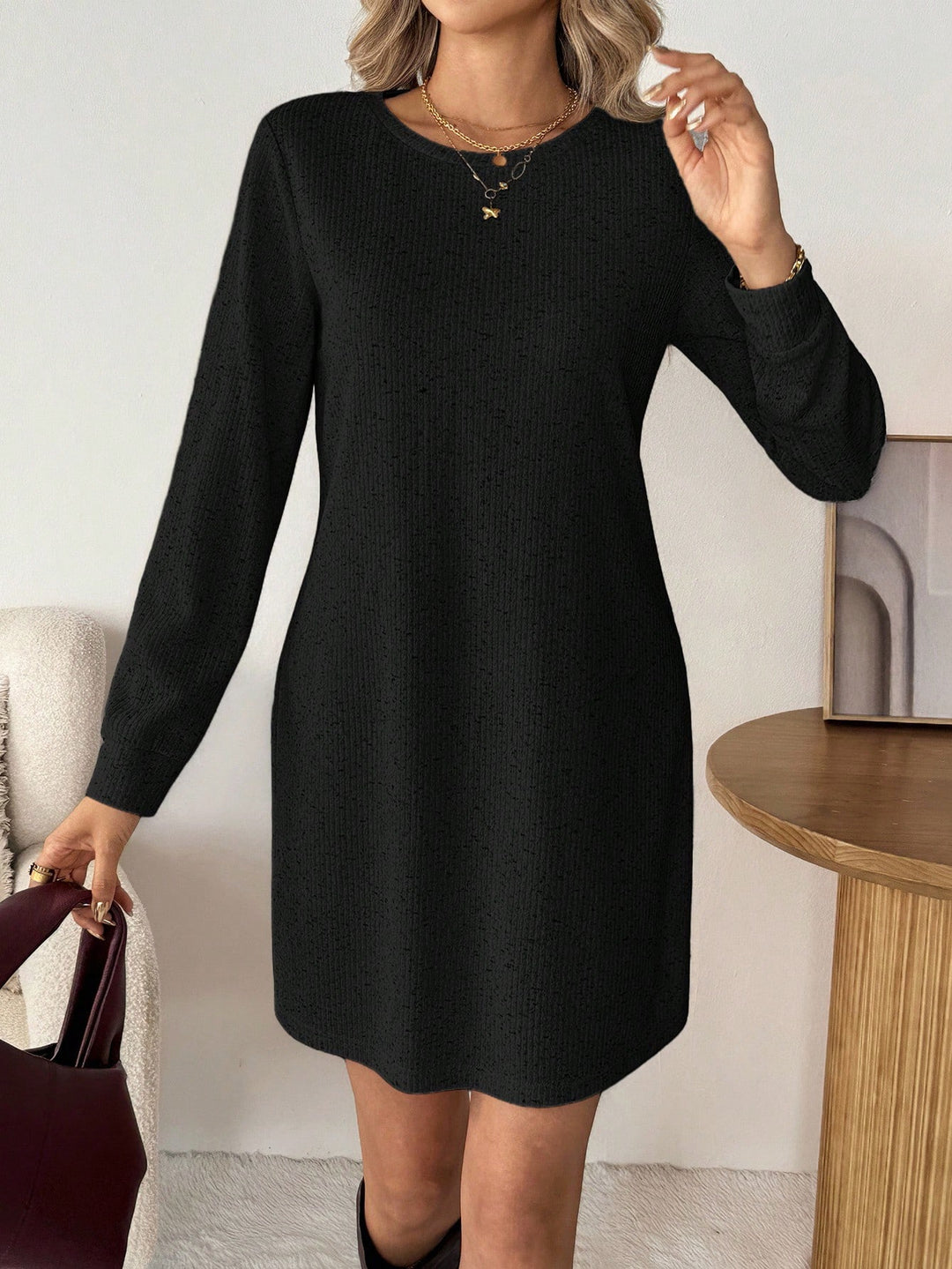 Rochie scurtă SHEIN, negru
