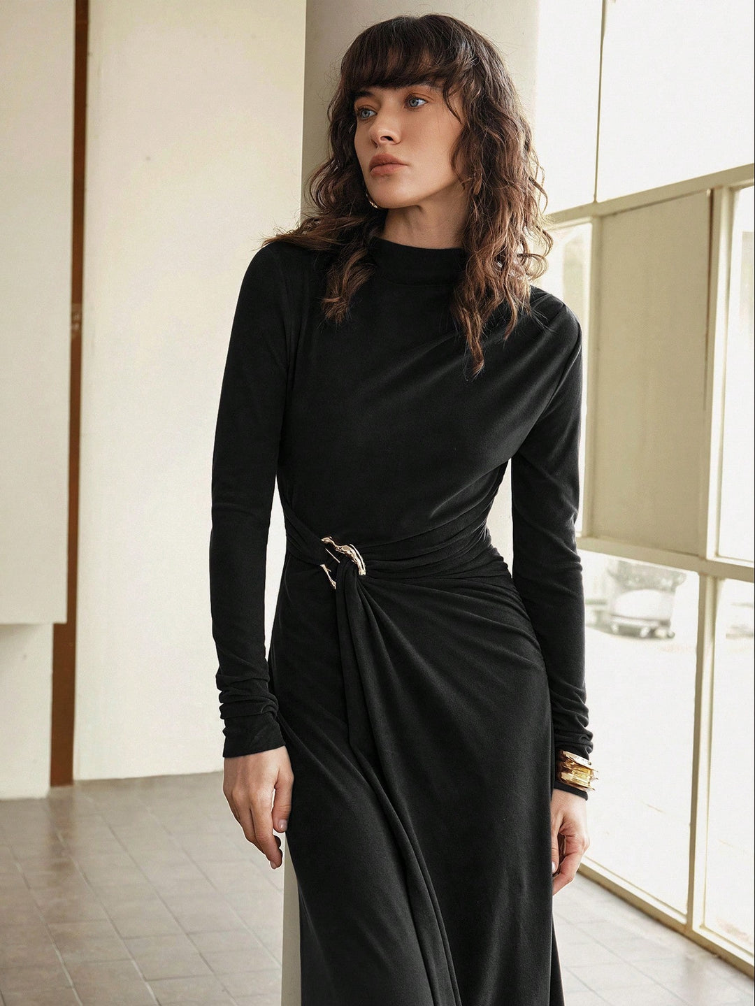 Rochie maxi SHEIN, negru