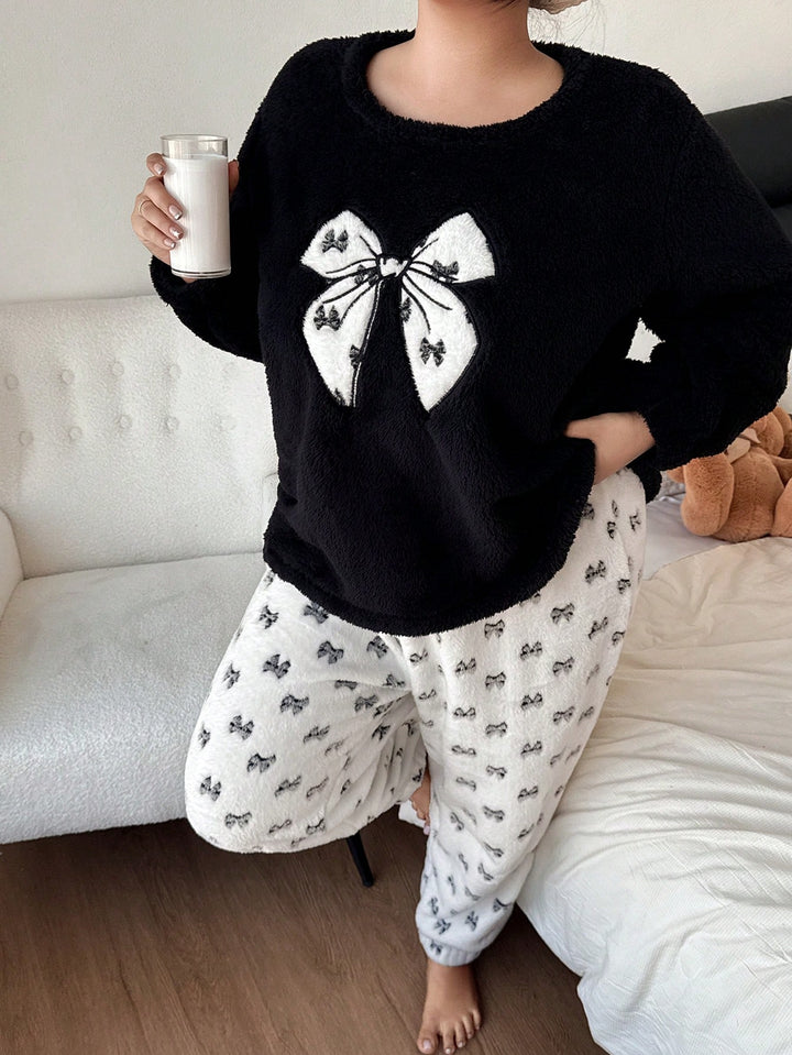 Set pijamale SHEIN, negru