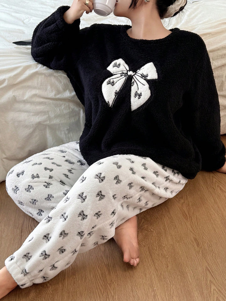 Set pijamale SHEIN, negru