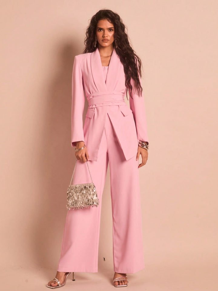 Costum SHEIN, roz