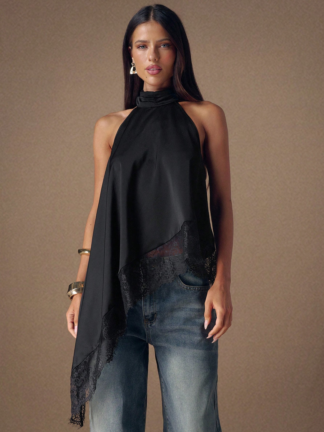Top SHEIN, negru