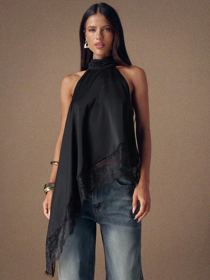 Top SHEIN, negru