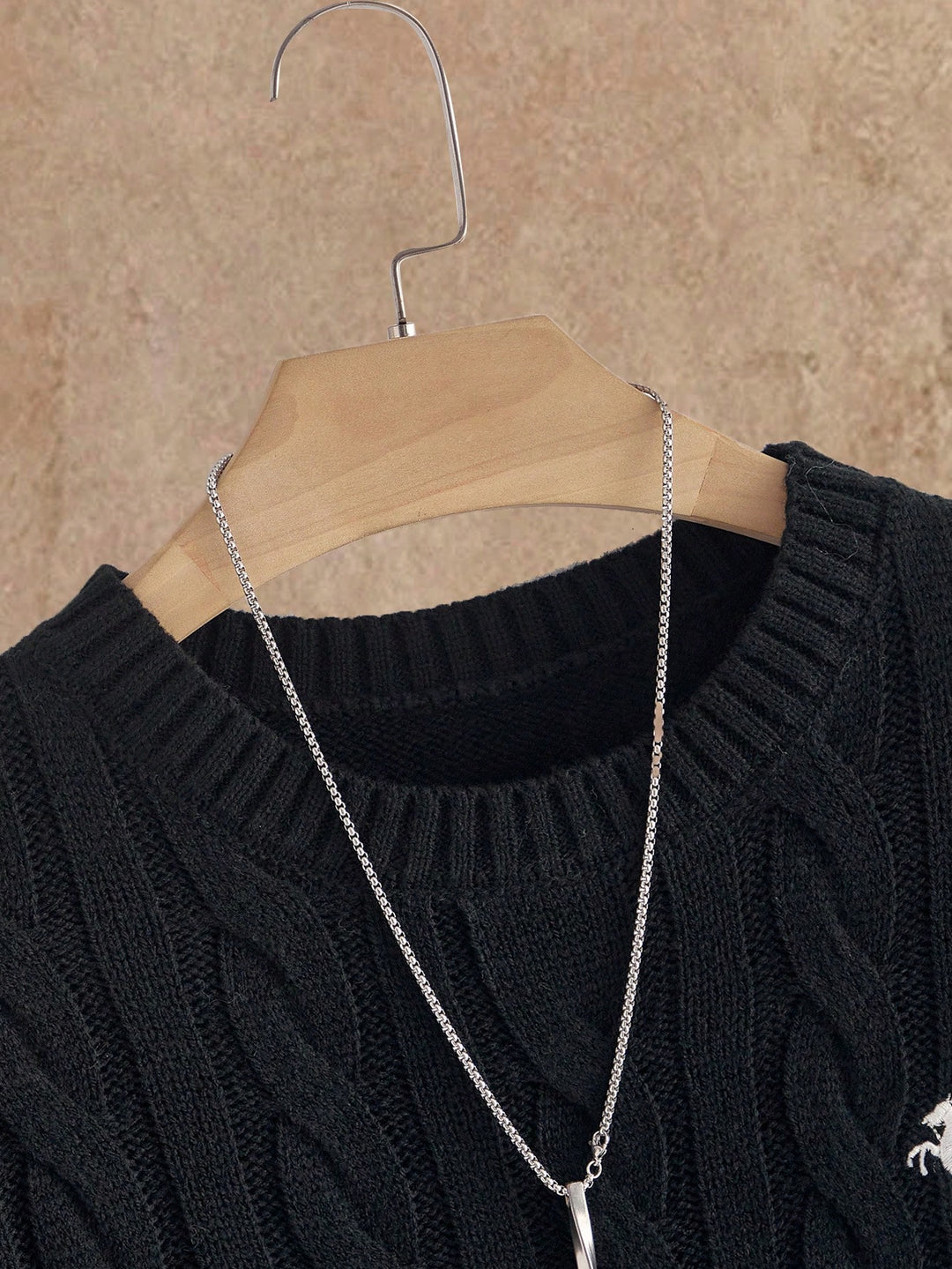 Pulover SHEIN, negru