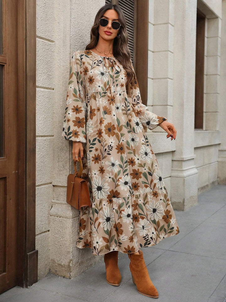 Rochie maxi SHEIN, mix culori