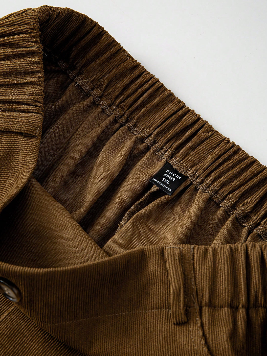 Pantaloni SHEIN, maro