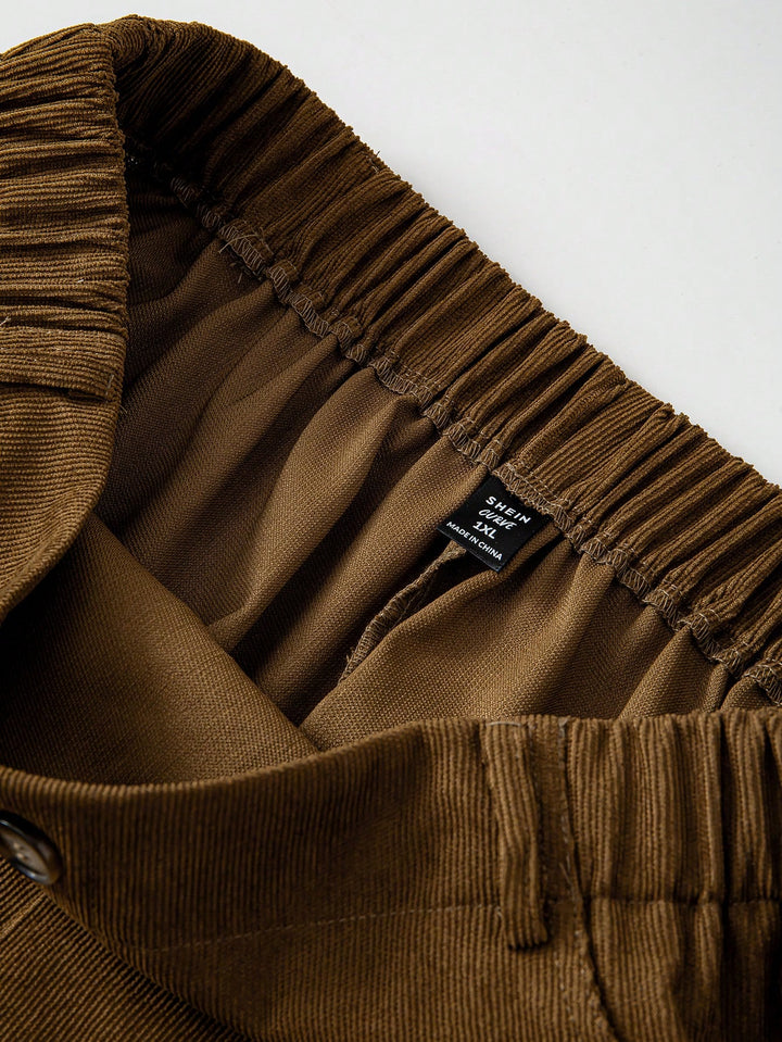 Pantaloni SHEIN, maro