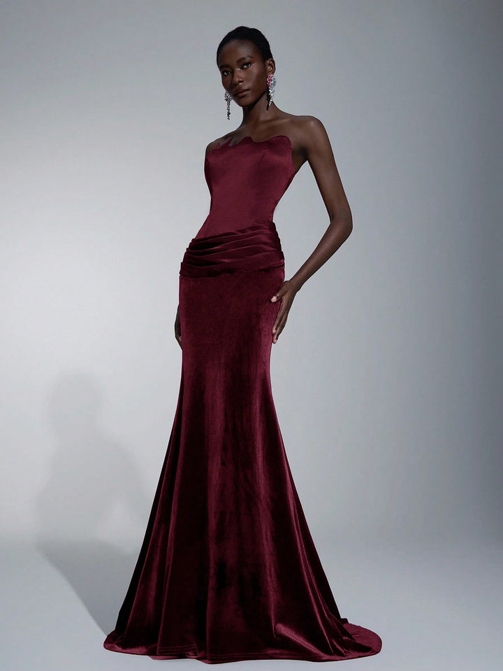 Rochie maxi SHEIN, vișiniu