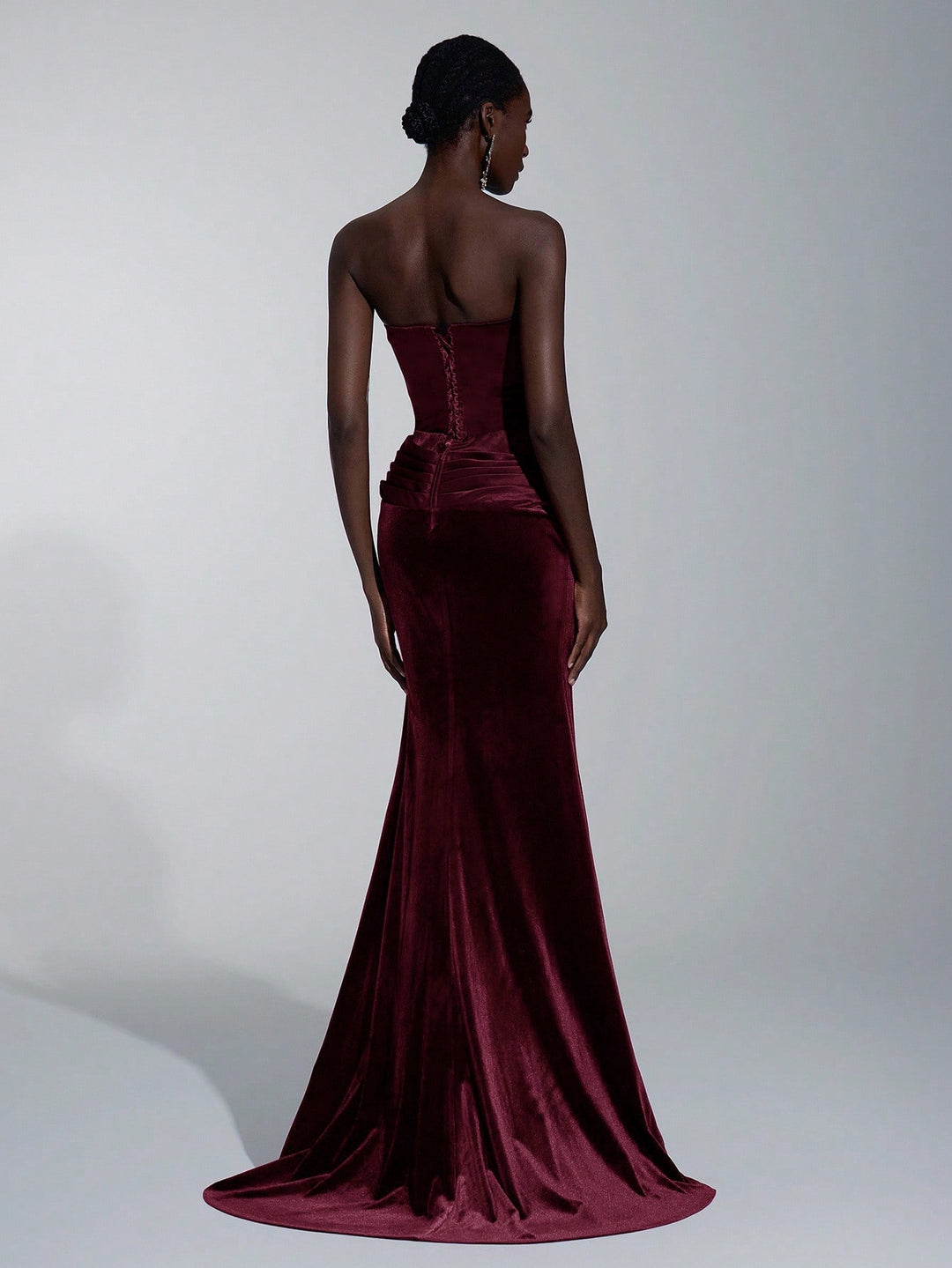 Rochie maxi SHEIN, vișiniu
