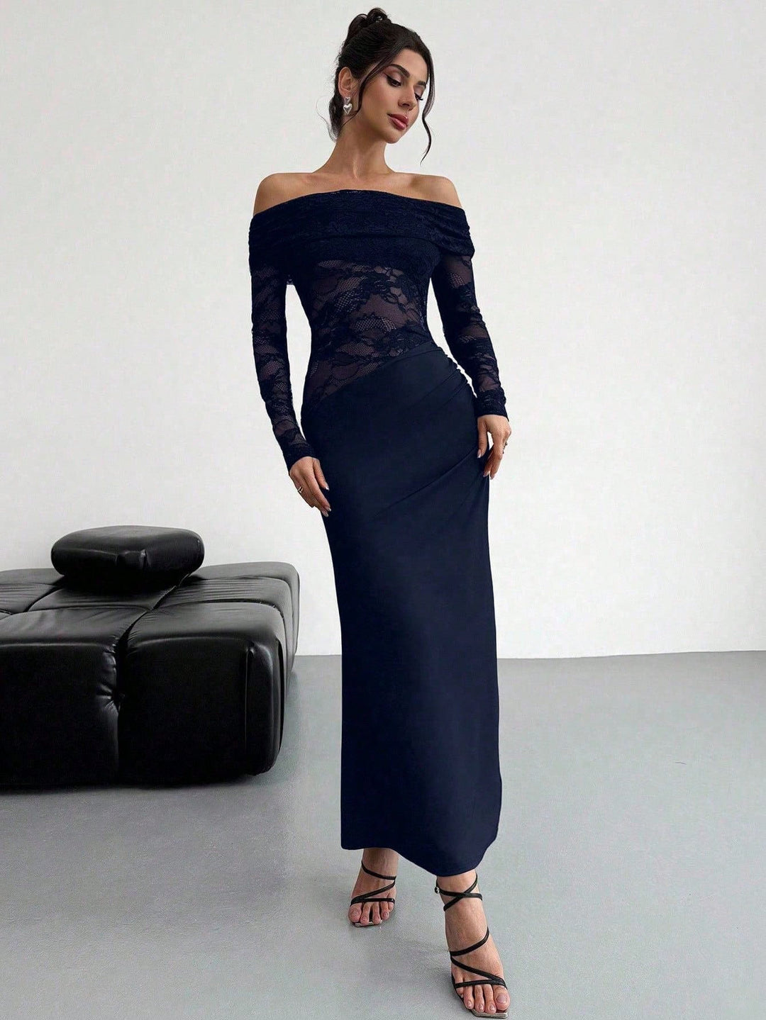Rochie maxi SHEIN, albastru
