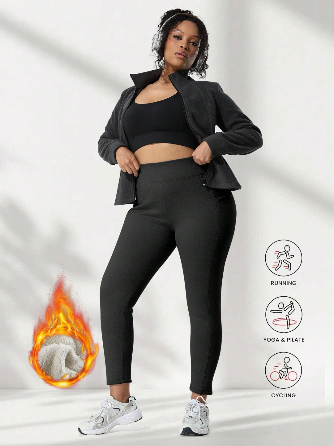 Colanti SHEIN, negru