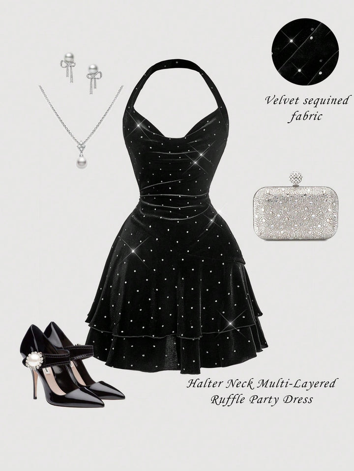 Rochie mini SHEIN, negru